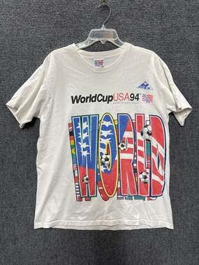 Vintage 1994 World Cup USA Apex One "WORLD" Graphic T-Shirt
